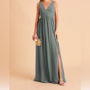 Birdy grey- sea glass Laurie empire dress